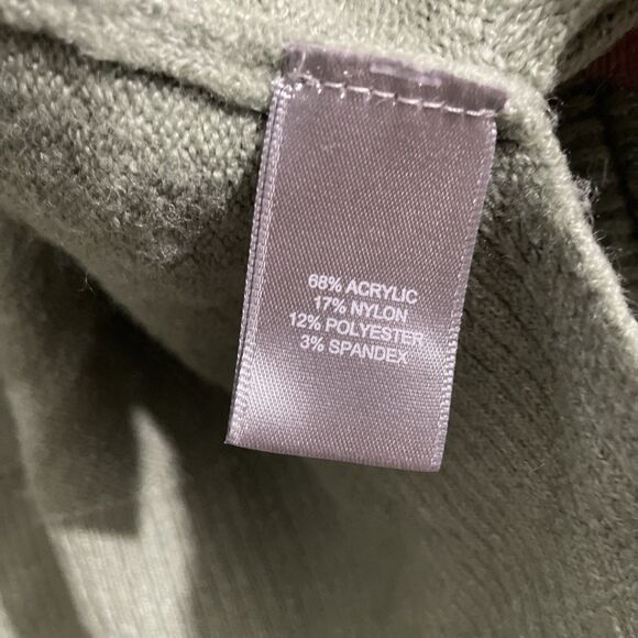 Marled by Reunited Size M Green Marled Cardigan Soft Touch Knit Cool-Weather Wea - Picture 3 of 12